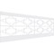 Ekena Millwork 32"H x 94 1/2"W Gypsum PVC Wainscot Paneling Kit WPK32X94GYP - alternate 1